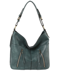 Fashion Zip Shoulder Bag Hobo LMD025-Z DENIM